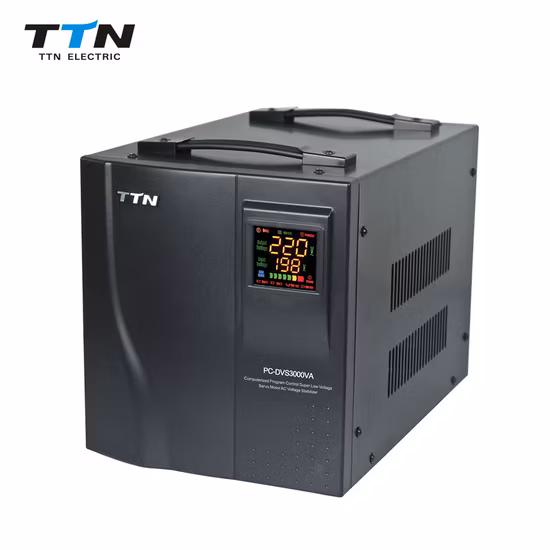 Protezione automatica dell'alimentazione dello stabilizzatore di tensione con controllo del servomotore monofase