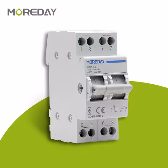 DIN Rail Mount Modular Module Isolating Switch Modular Changeover Switch on off on