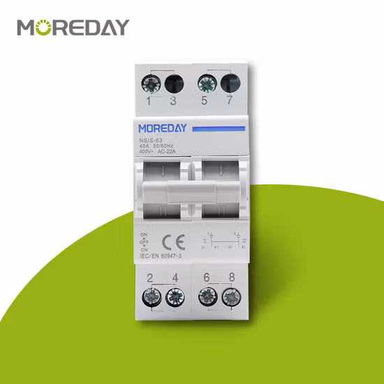 DIN Rail Mount Modular Module Isolating Switch Modular Changeover Switch on off on
